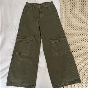 Zara Green Cargo Pants